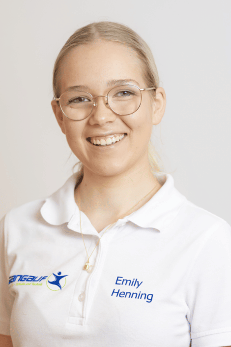 Emily Henning, Auszubildende Orthopädieschuhtechnik