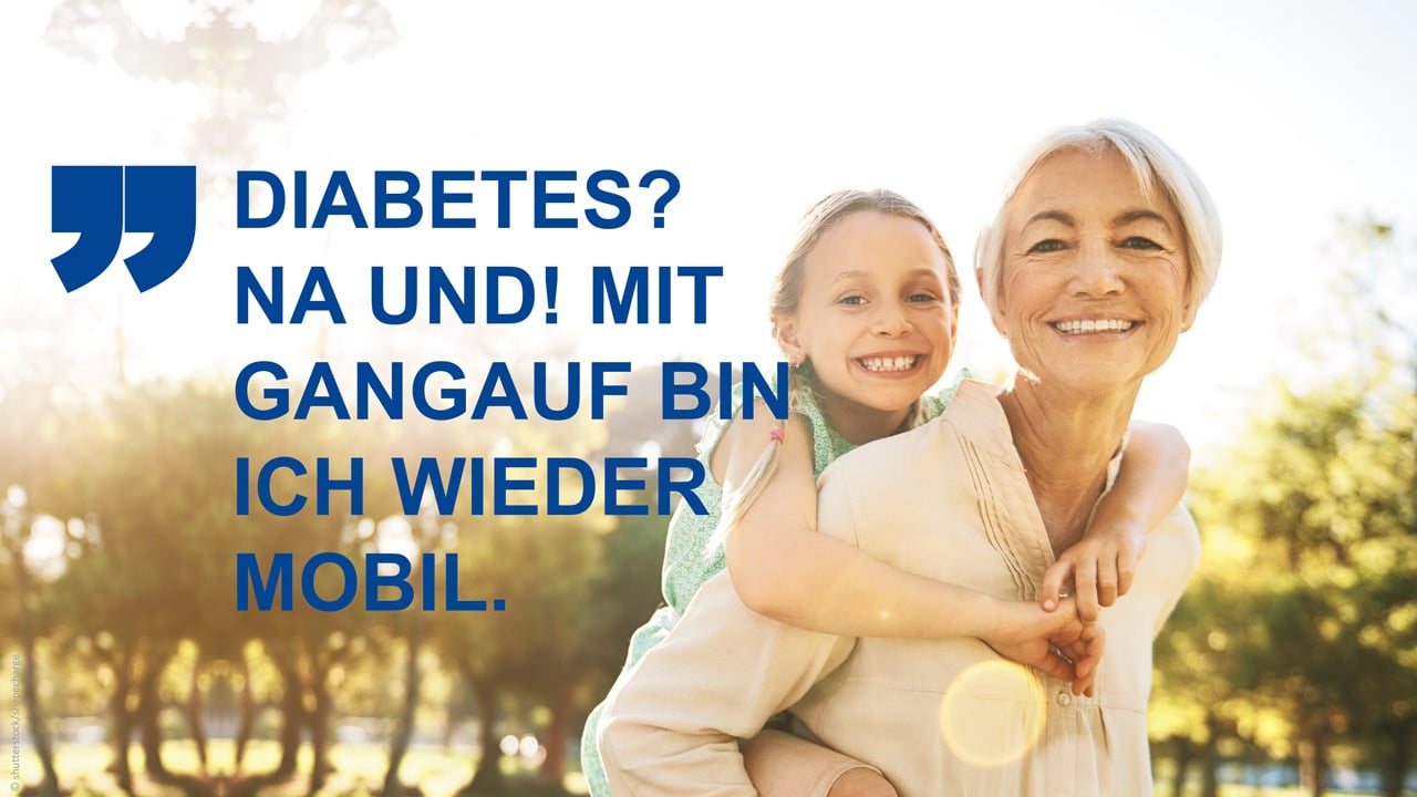 Bei Diabetes kann Gangauf helfen